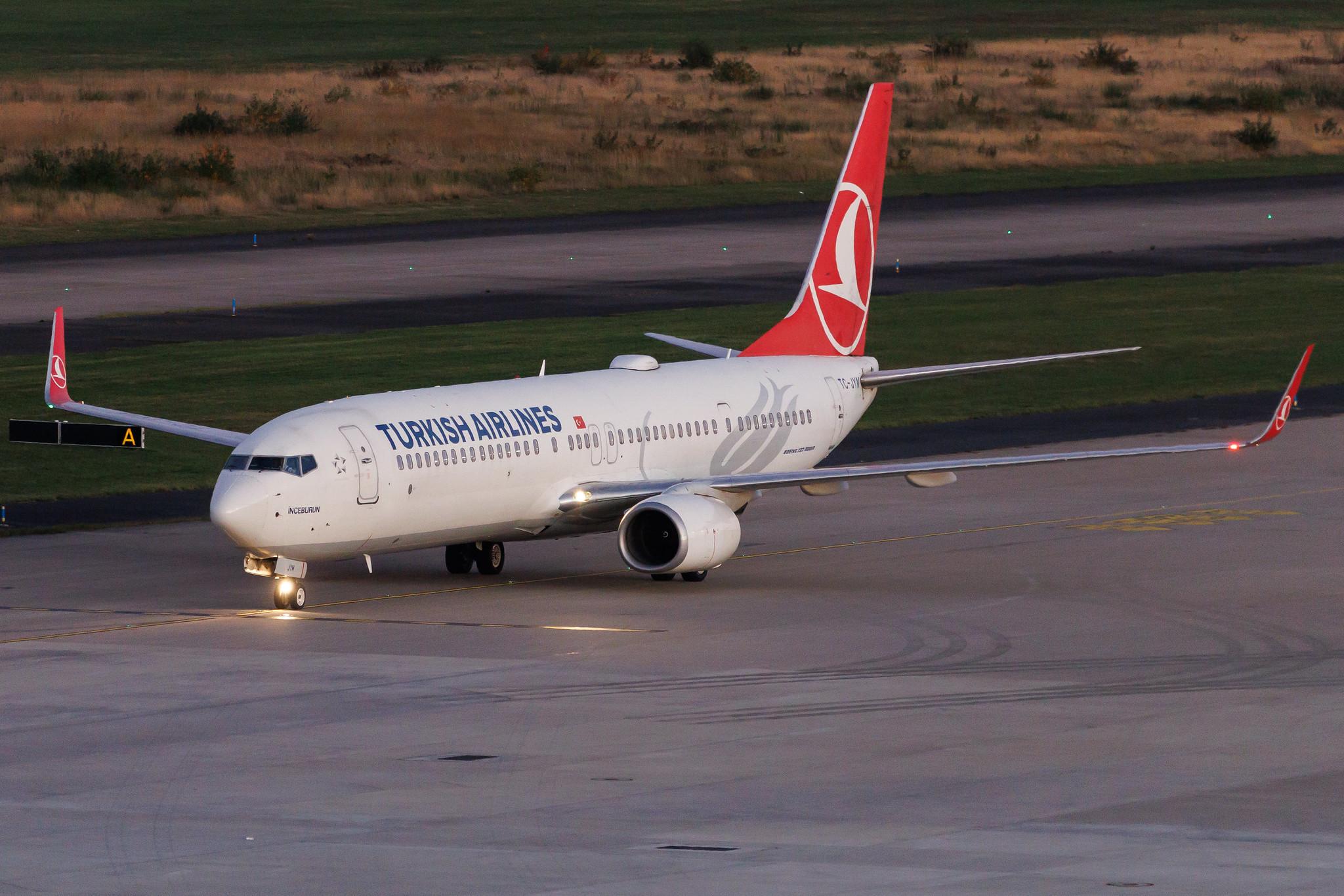 Köln Bonn Airport: Turkish Airlines (TK / THY) | Boeing 737-9F2(ER) B739 | TC-JYM | MSN 42011