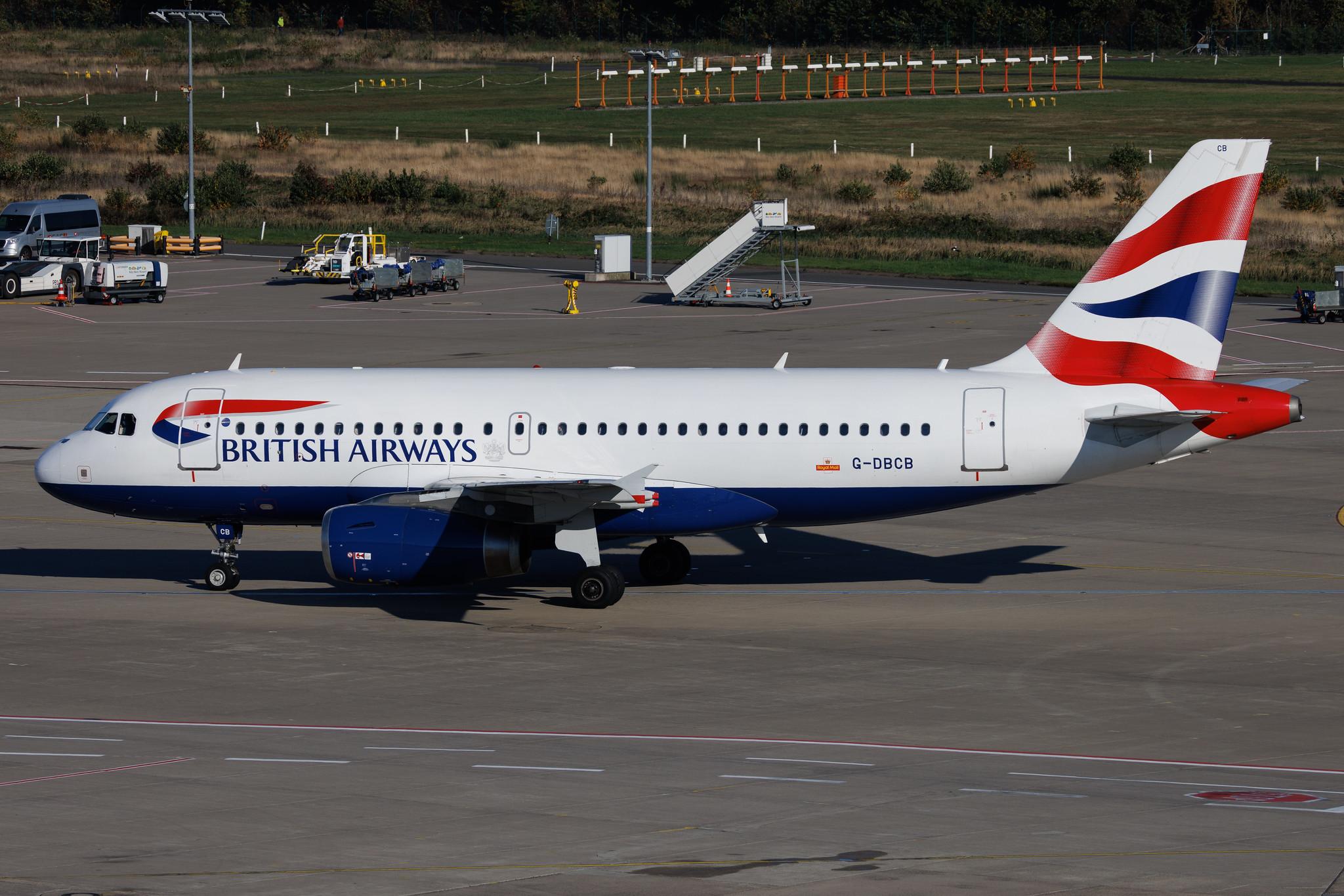 Köln Bonn Airport: British Airways (BA / BAW) | Airbus A319-131 A319 | G-DBCB | MSN 2188