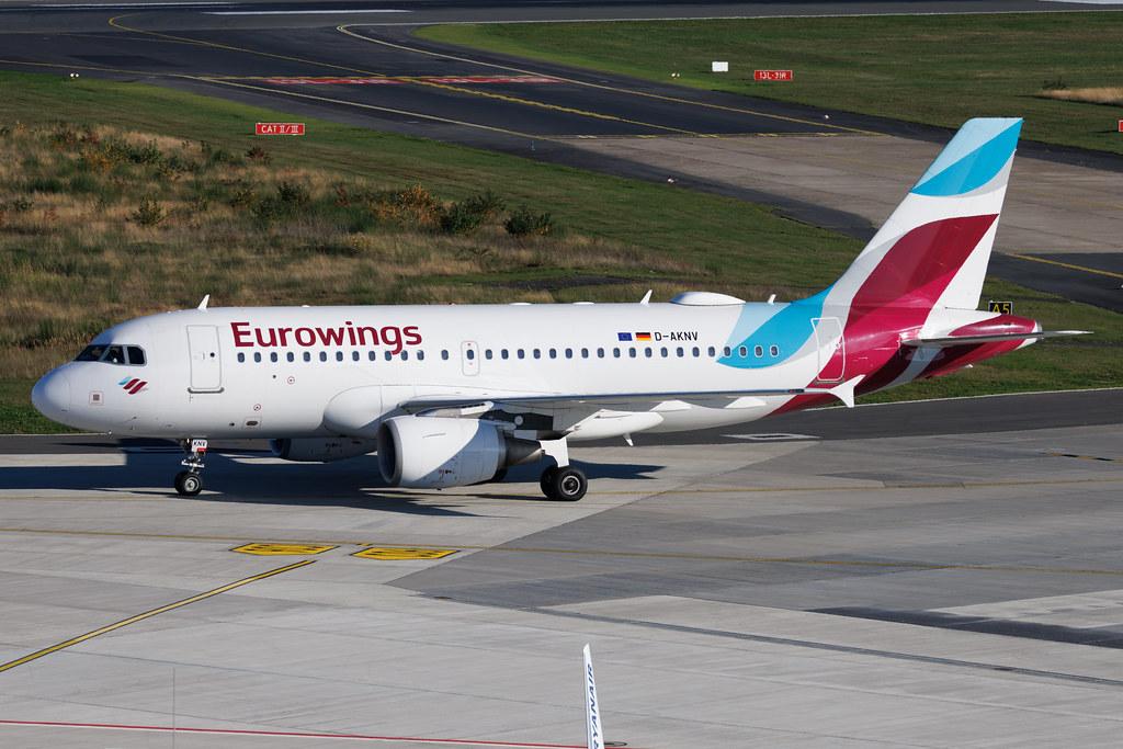 Köln Bonn Airport: Eurowings (EW / EWG) | Airbus A319-112 A319 | D-AKNV | MSN 2632