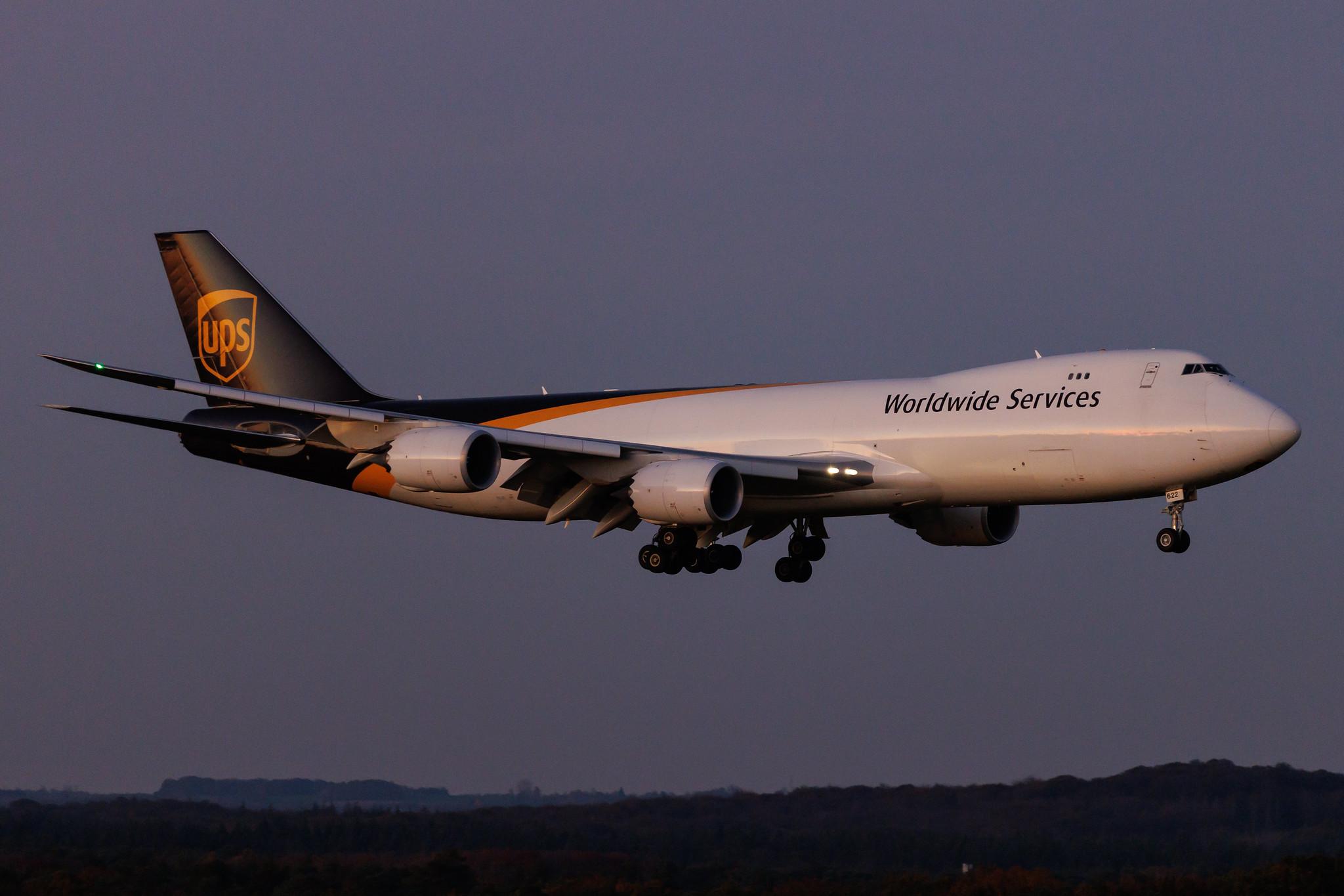 Köln Bonn Airport: UPS (5X / UPS) | Boeing 747-8F B748 | N622UP | MSN 65784
