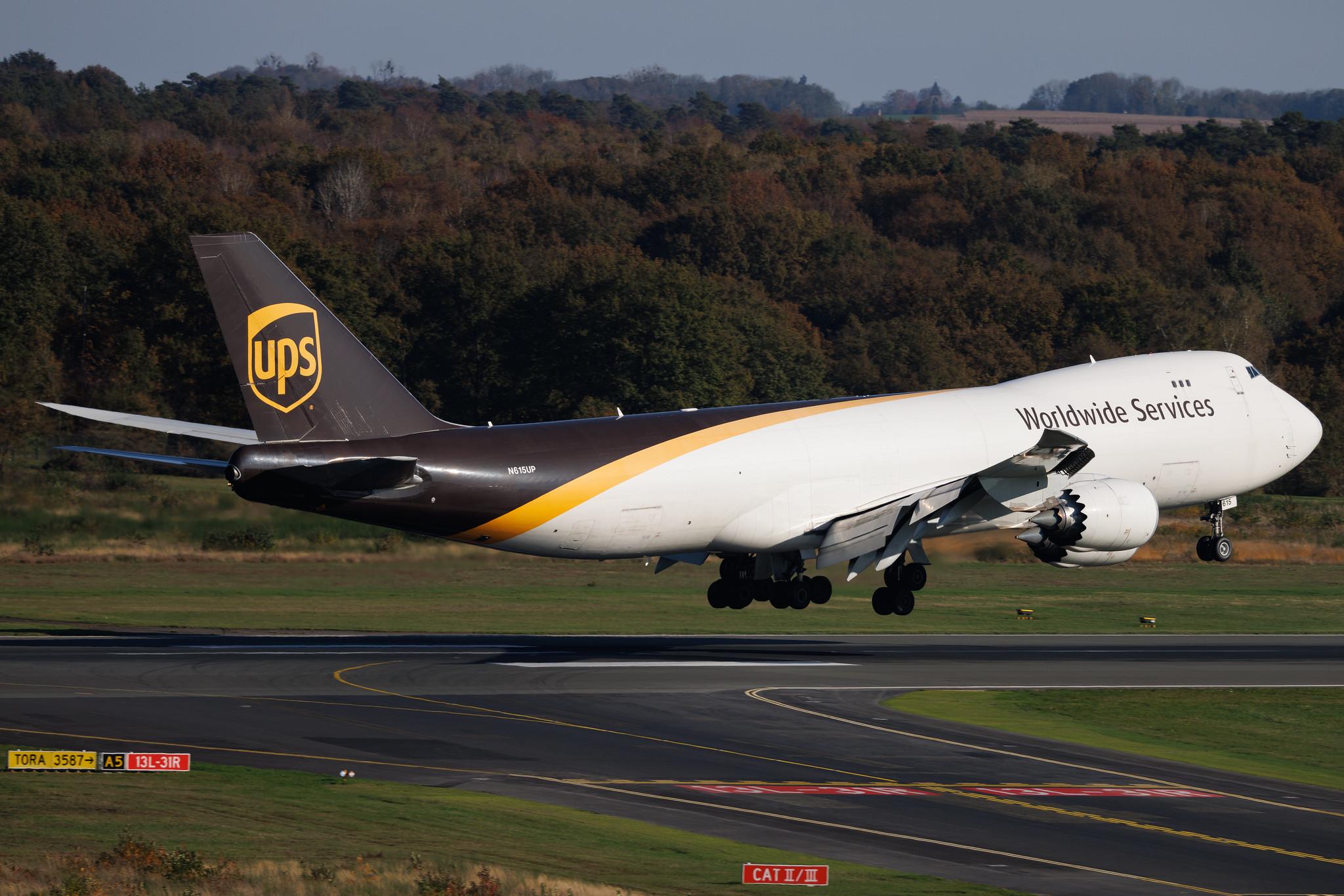 Köln Bonn Airport: UPS (5X / UPS) | Boeing 747-8F B748 | N615UP | MSN 64261