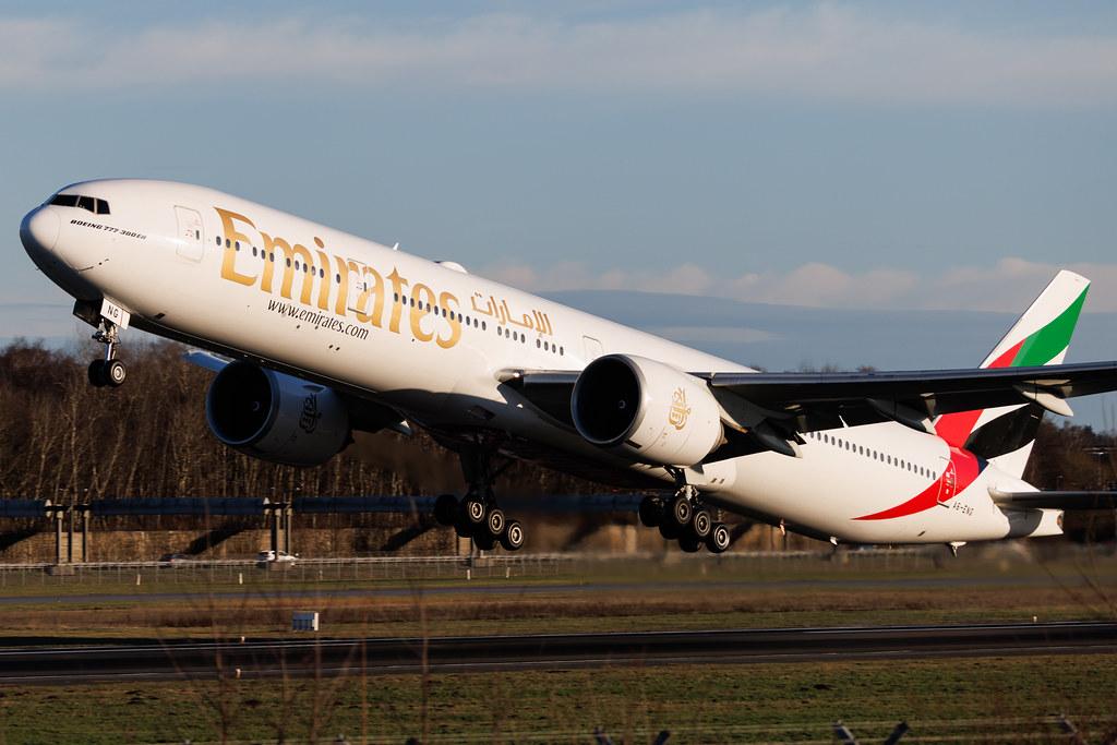 Hamburg Airport: Emirates (EK / UAE) | Boeing 777-31H(ER) B77W | A6-ENG | MSN 35604