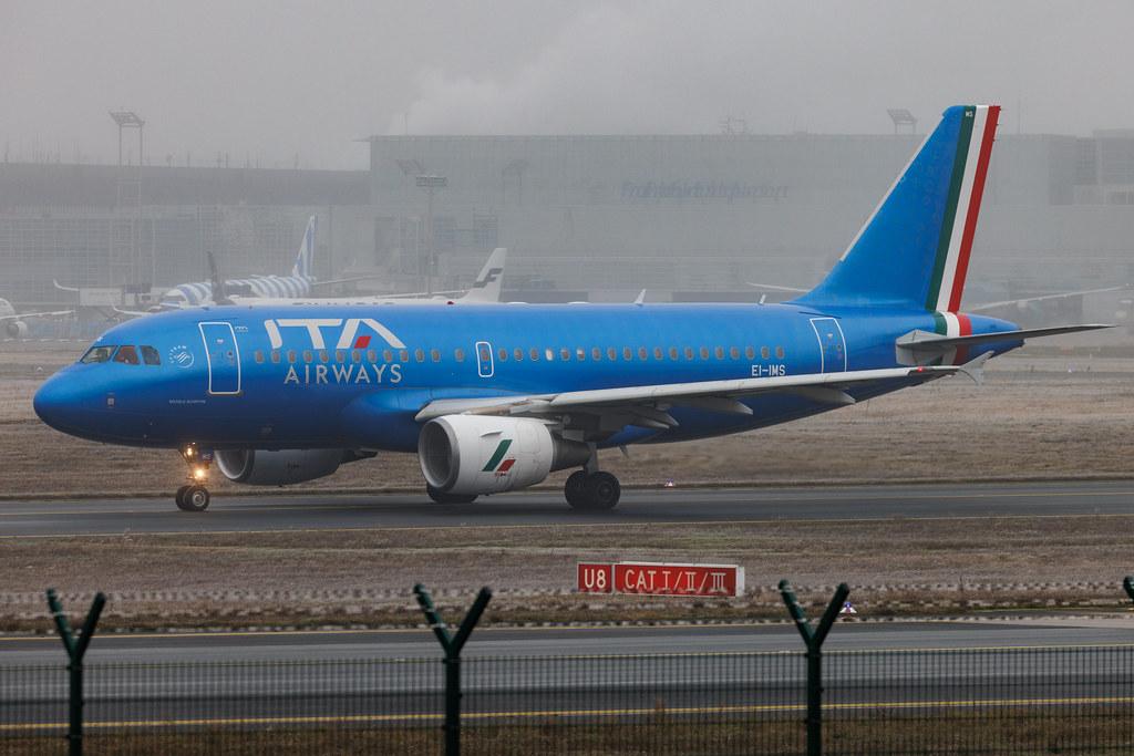 Frankfurt Airport: ITA Airways (AZ / ITY) | Airbus A319-111 A319 | EI-IMS | MSN 04910