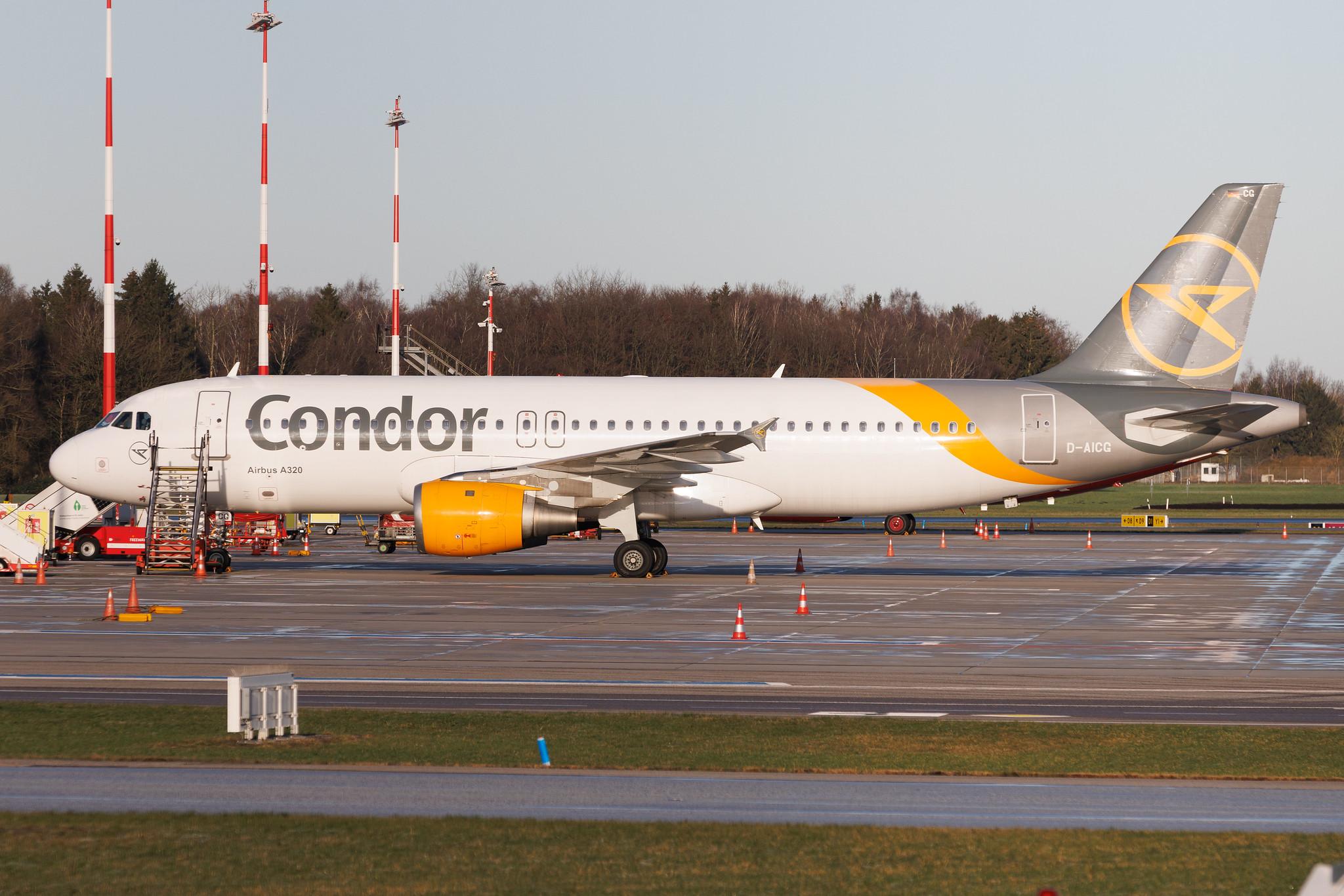 Hamburg Airport: Condor (DE / CFG) | Airbus A320-212 A320 | D-AICG | MSN 0957