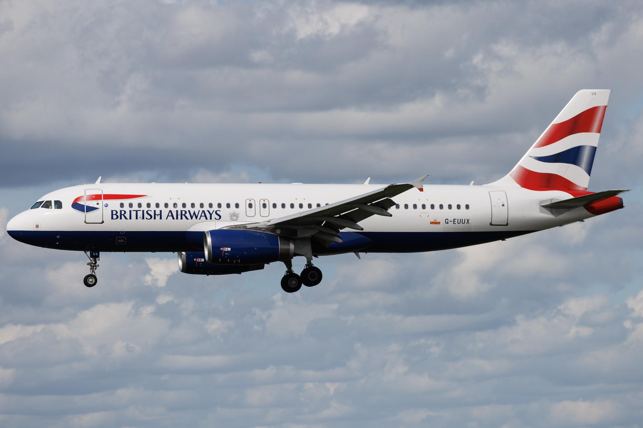Hamburg Airport: British Airways (BA / BAW) | Airbus A320-232 A320 | G-EUUX | MSN 3550