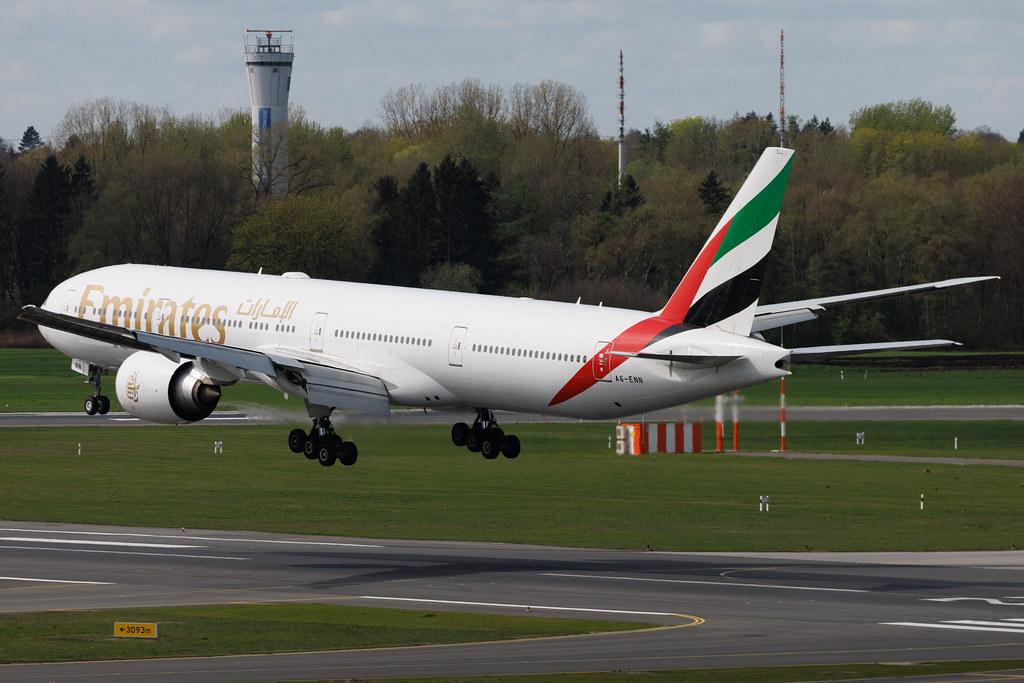Hamburg Airport: Emirates (EK / UAE) | Boeing 777-31H(ER) B77W | A6-ENN | MSN 41360