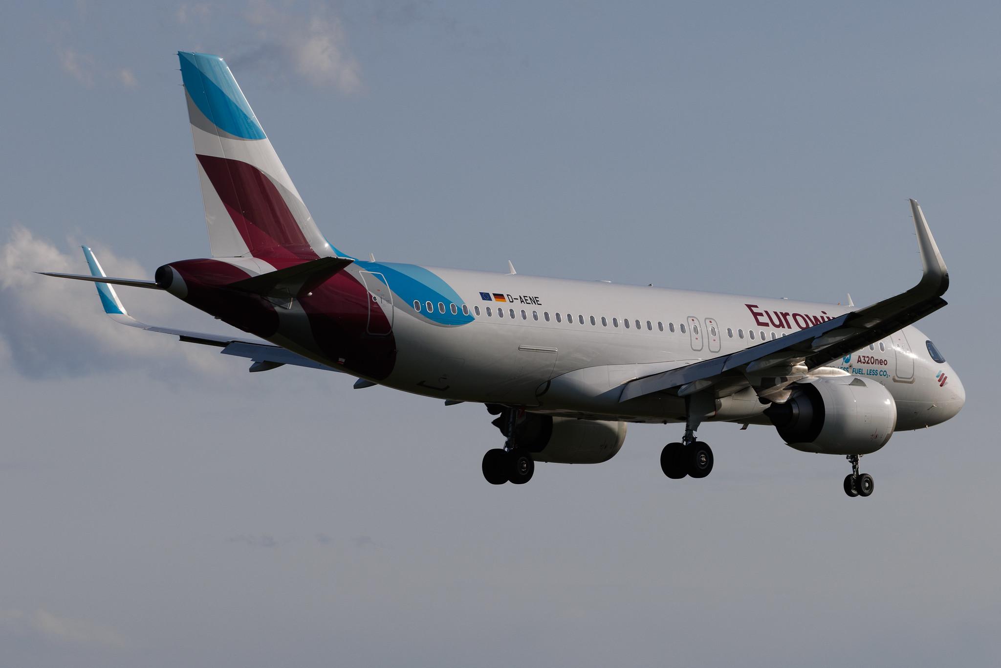 Hamburg Airport: Eurowings (EW / EWG) | Airbus A320-251N A20N | D-AENE | MSN 10932