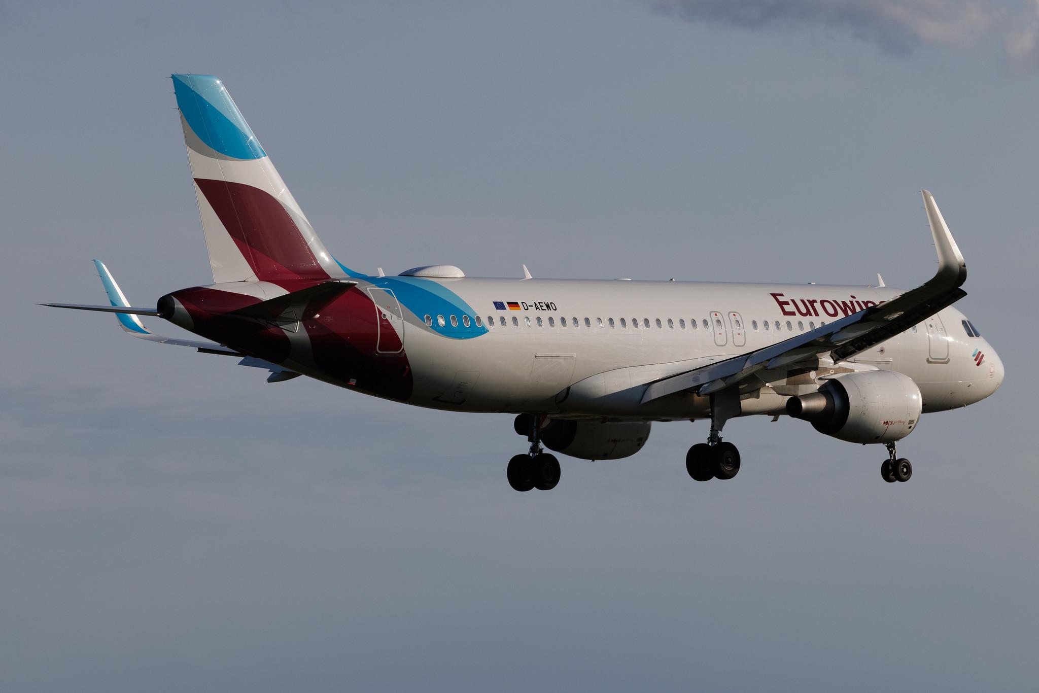 Hamburg Airport: Eurowings (EW / EWG) | Airbus A320-214 A320 | D-AEWO | MSN 7394