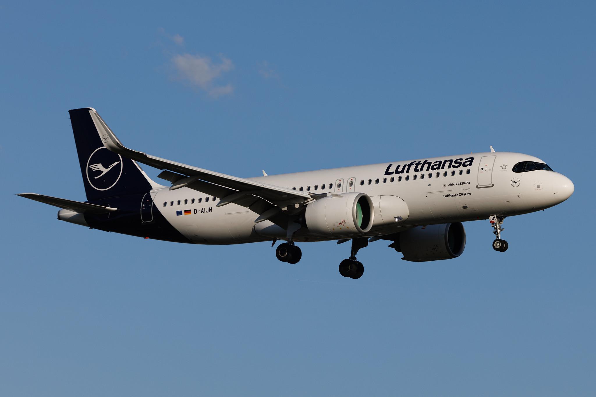 Hamburg Airport: Lufthansa (LH / DLH) | Operator: Lufthansa CityLine | Airbus A320-271N A20N | D-AIJM | MSN 11569