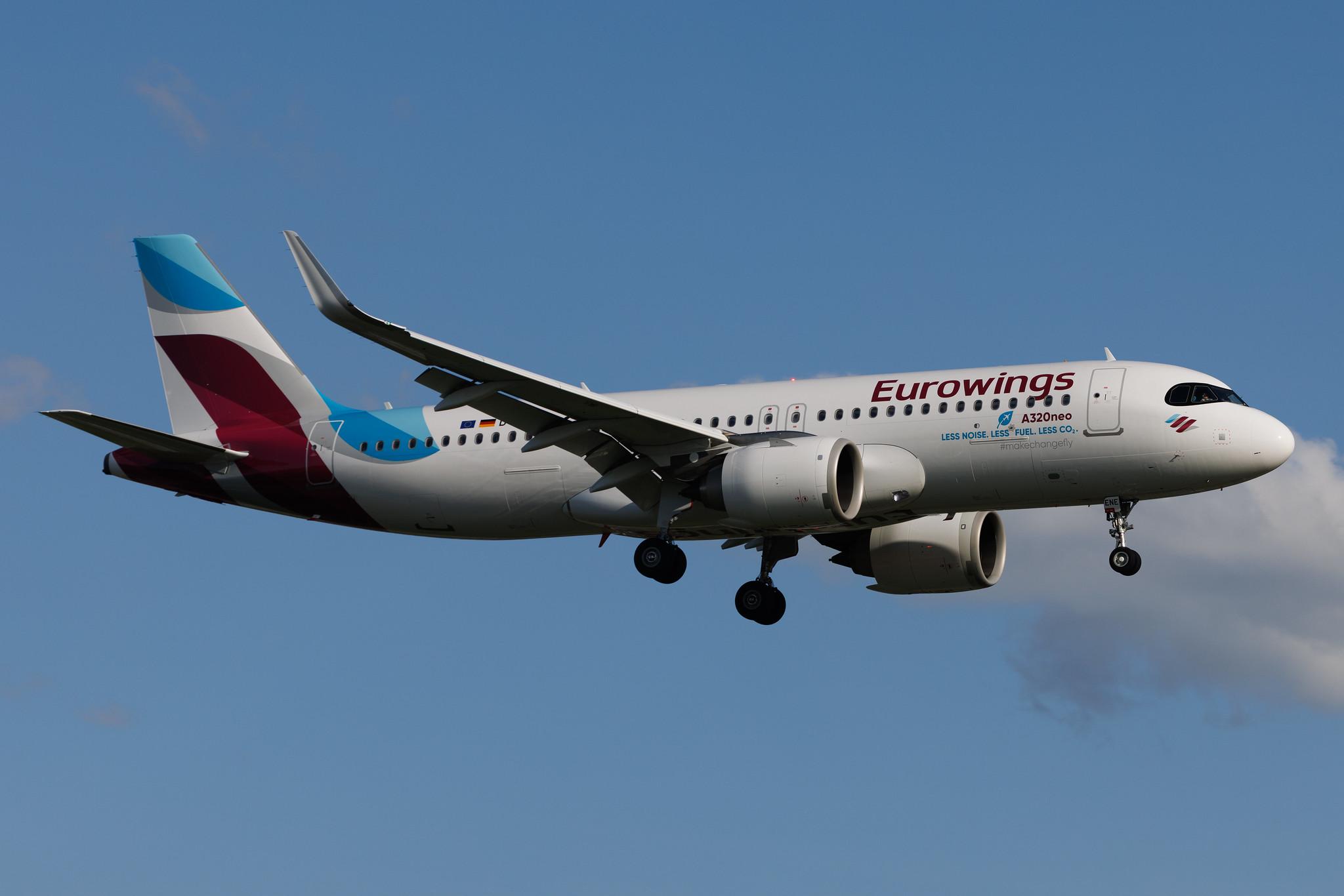 Hamburg Airport: Eurowings (EW / EWG) | Airbus A320-251N A20N | D-AENE | MSN 10932