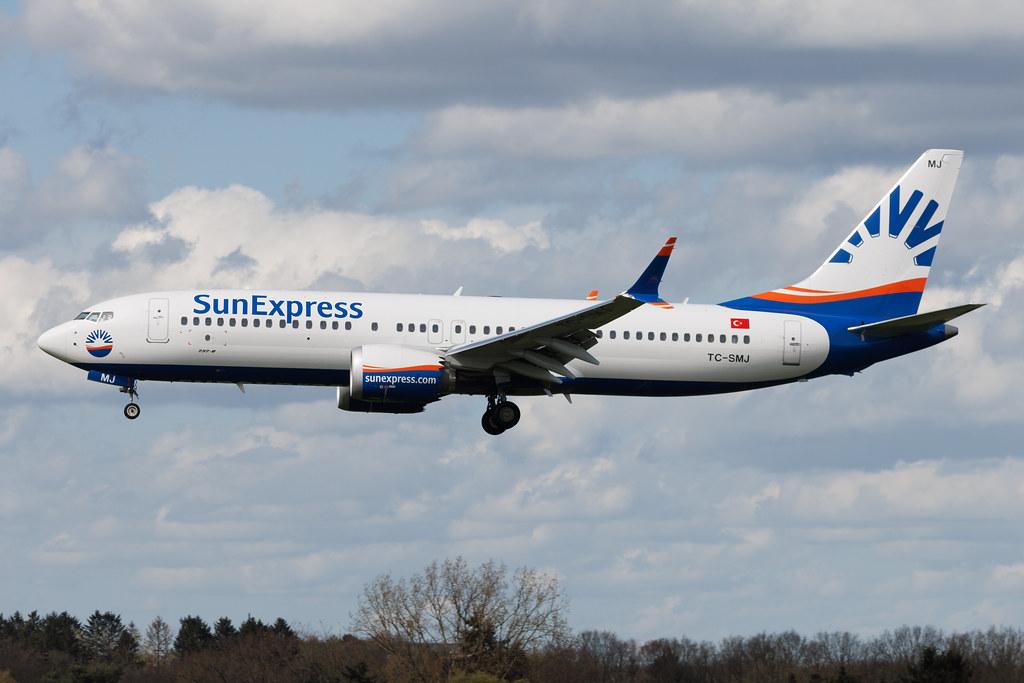 Hamburg Airport: SunExpress (XQ / SXS) | Boeing 737 MAX 8 B38M | TC-SMJ | MSN 61335