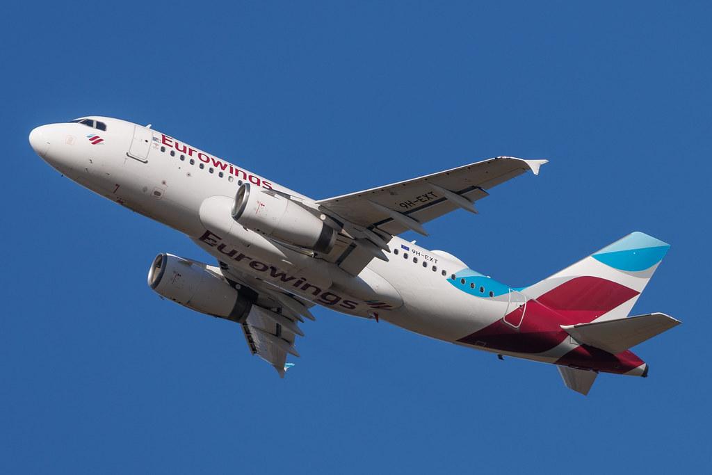 Vienna International Airport: Eurowings (EW / EWG) | Operator: Eurowings Europe | Airbus A319-132 A319 | 9H-EXT | MSN 05043
