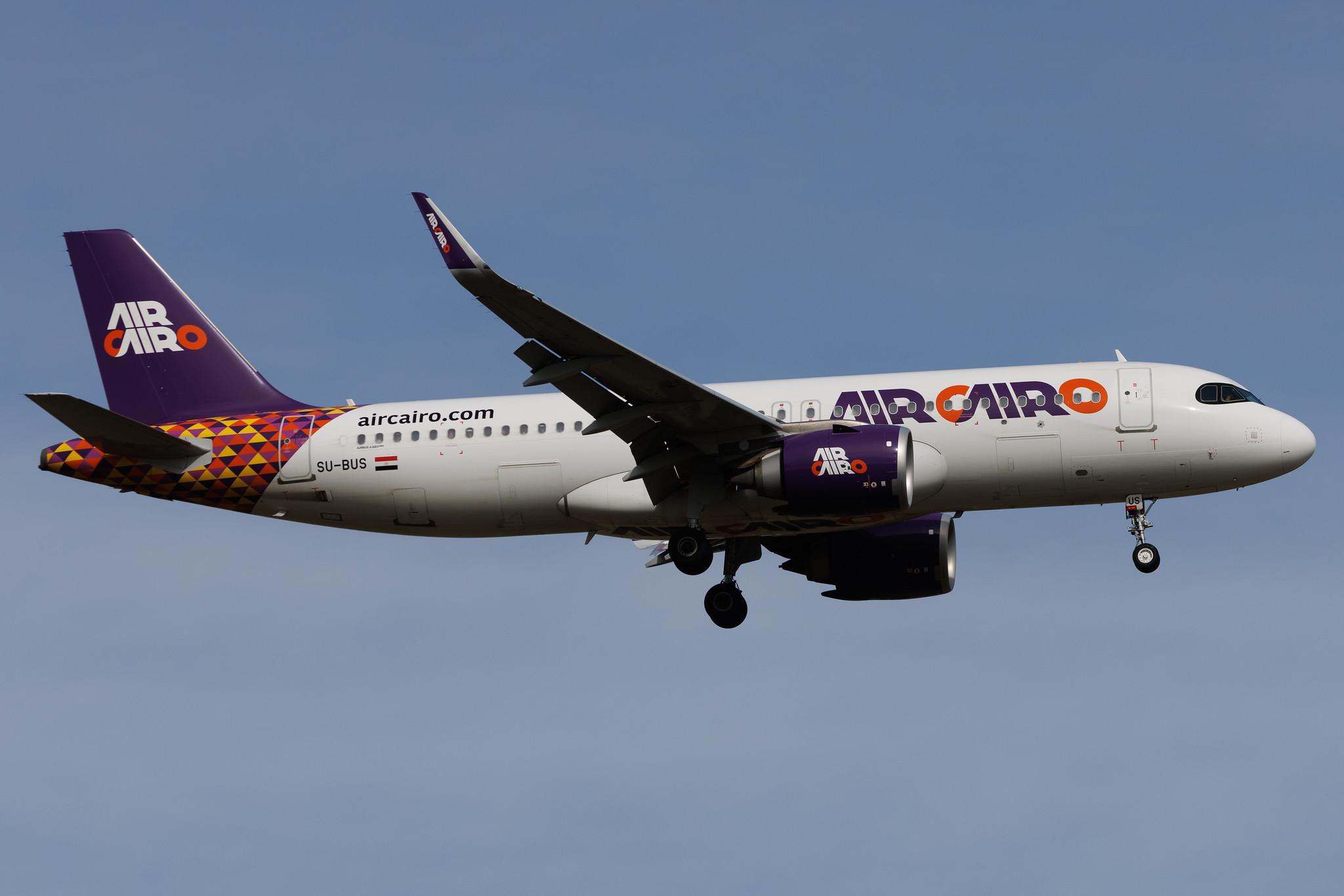 Vienna International Airport: Air Cairo (SM / MSC) | Airbus A320-251N A20N | SU-BUS | MSN 11254
