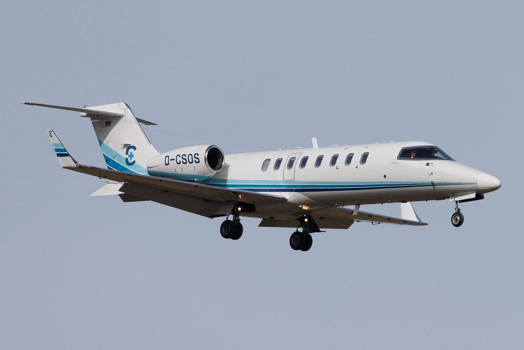 Vienna International Airport: Unicair (UNI) | Learjet 45 LJ45 | D-CSOS | MSN 45-161