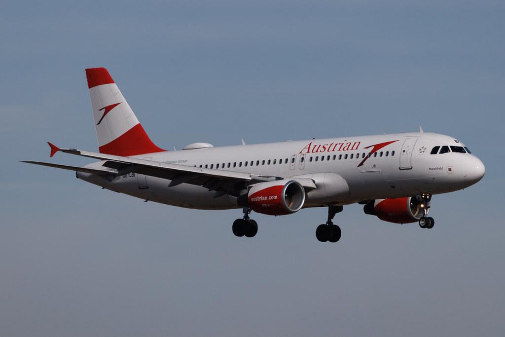 Vienna International Airport: Austrian Airlines (OS / AUA) | Airbus A320-214 A320 | OE-LBI | MSN 1937