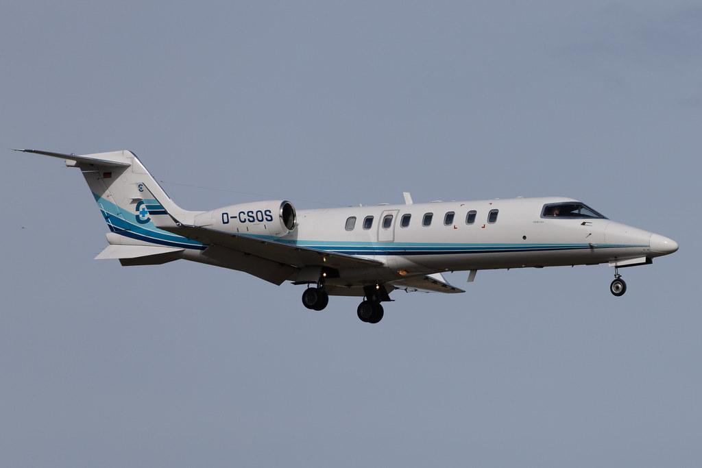 Vienna International Airport: Unicair (UNI) | Learjet 45 LJ45 | D-CSOS | MSN 45-161