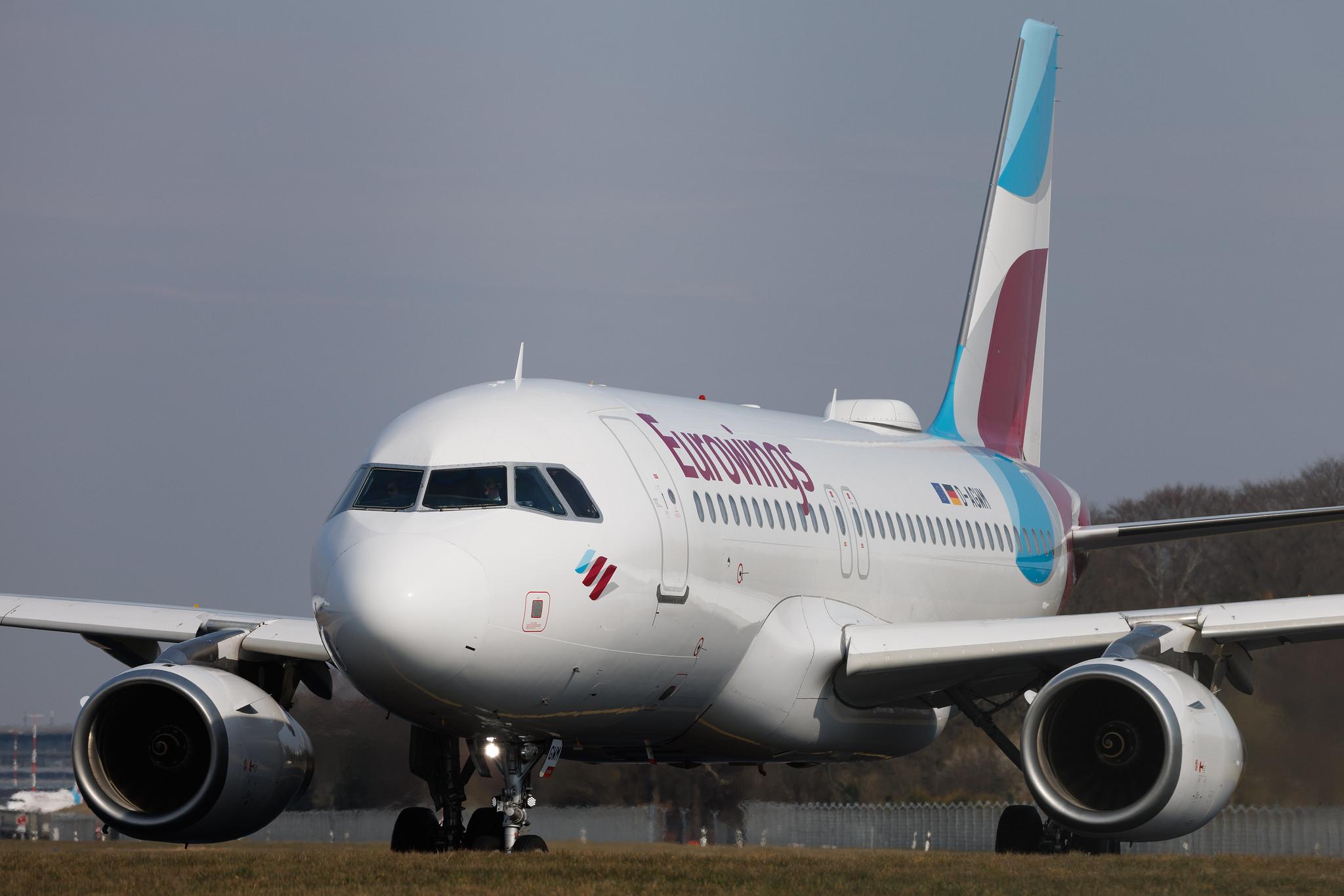 Hamburg Airport: Eurowings (EW / EWG) | Airbus A319-132 A319 | D-AGWM | MSN 3839