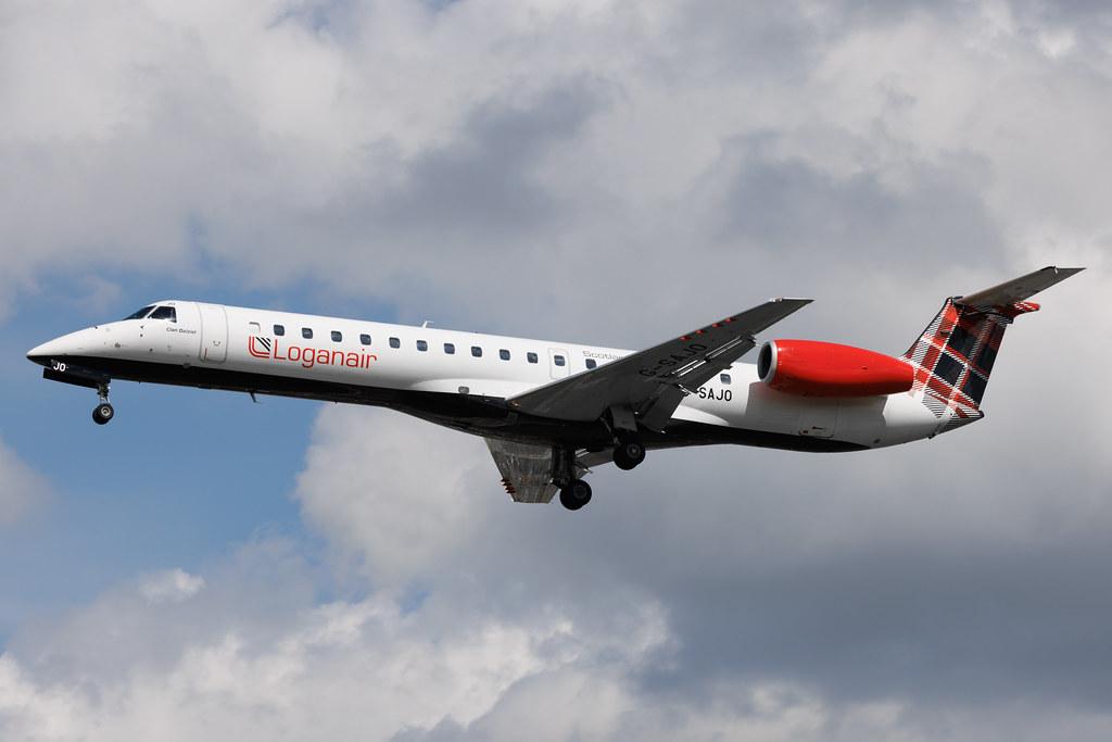 London Heathrow: Loganair (LM / LOG) | Embraer ERJ-145MP E145 | G-SAJO | MSN 145216