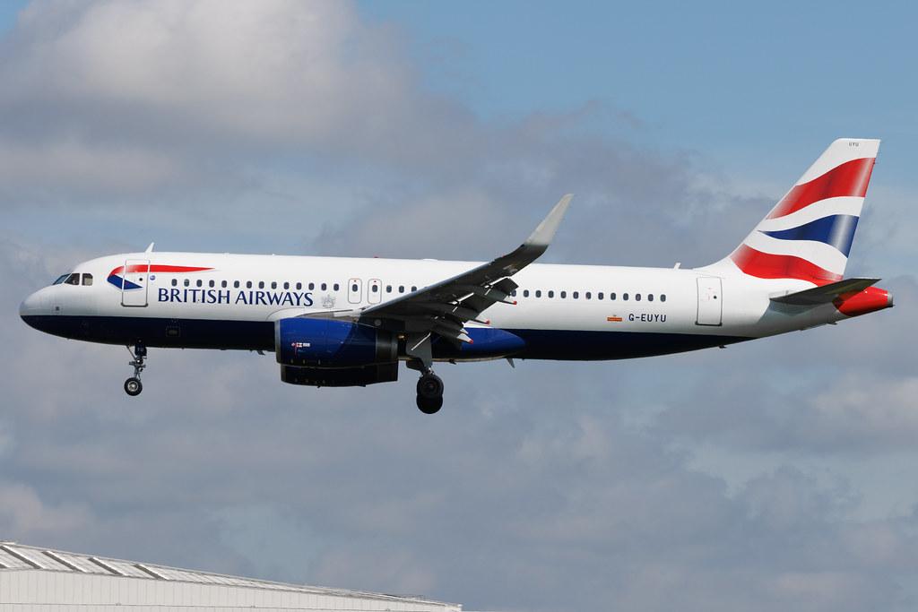 London Heathrow: British Airways (BA / BAW) | Airbus A320-232 A320 | G-EUYU | MSN 6028