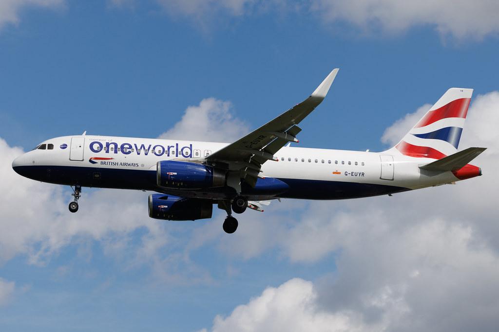 London Heathrow: British Airways (BA / BAW) | Livery: One World Livery | Airbus A320-232 A320 | G-EUYR | MSN 5856