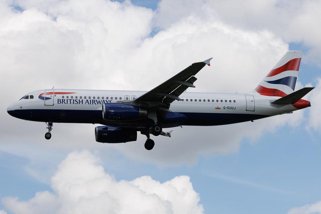 London Heathrow: British Airways (BA / BAW) | Airbus A320-232 A320 | G-EUUJ | MSN 1883