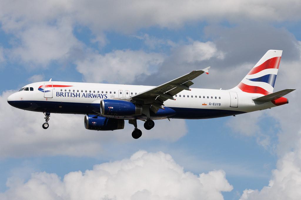 London Heathrow: British Airways (BA / BAW) | Airbus A320-232 A320 | G-EUYB | MSN 3703