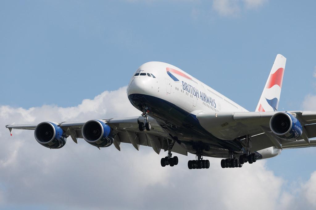 London Heathrow: British Airways (BA / BAW) | Airbus A380-841 A388 | G-XLEF | MSN 151