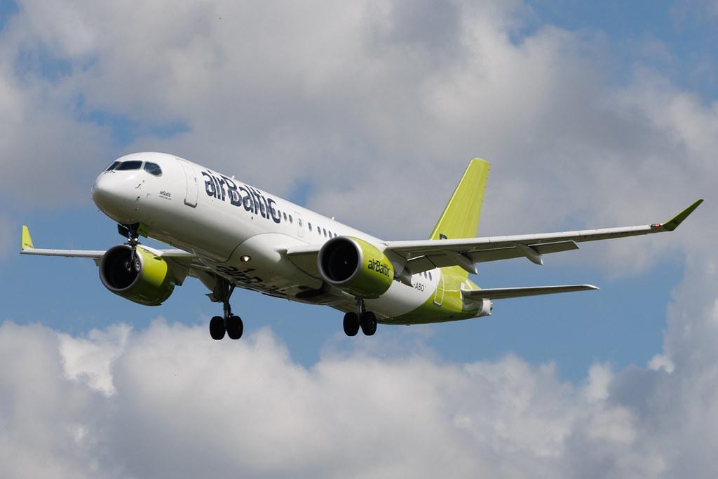 London Heathrow: Air Baltic (BT / BTI) | Airbus A220-300 BCS3 | YL-ABO | MSN 55219