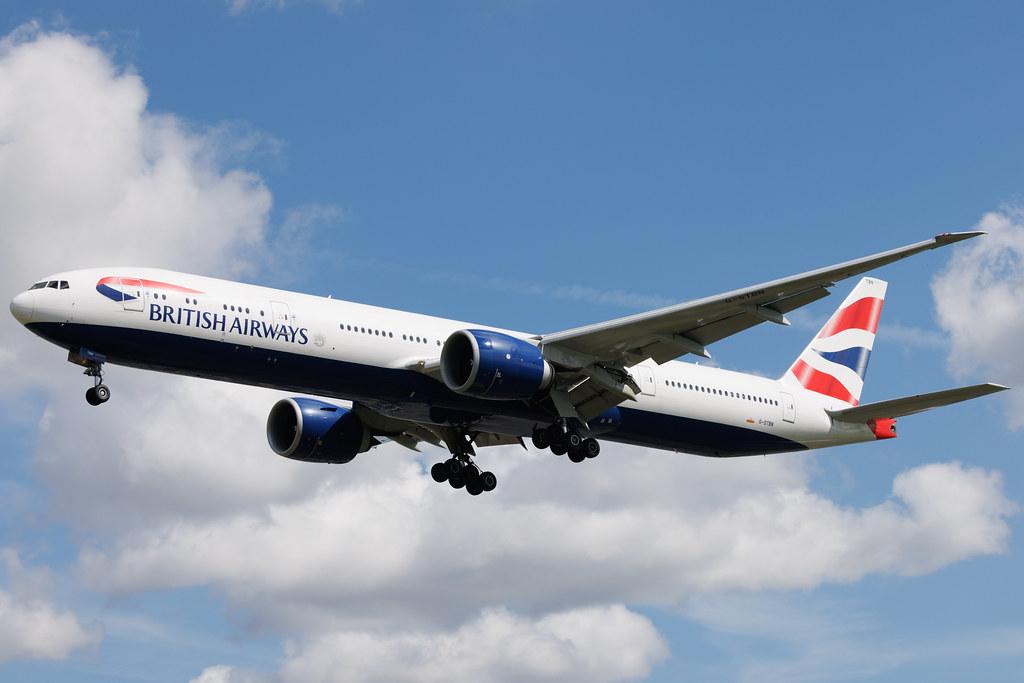 London Heathrow: British Airways (BA / BAW) | Boeing 777-300(ER) B77W | G-STBN | MSN 66583