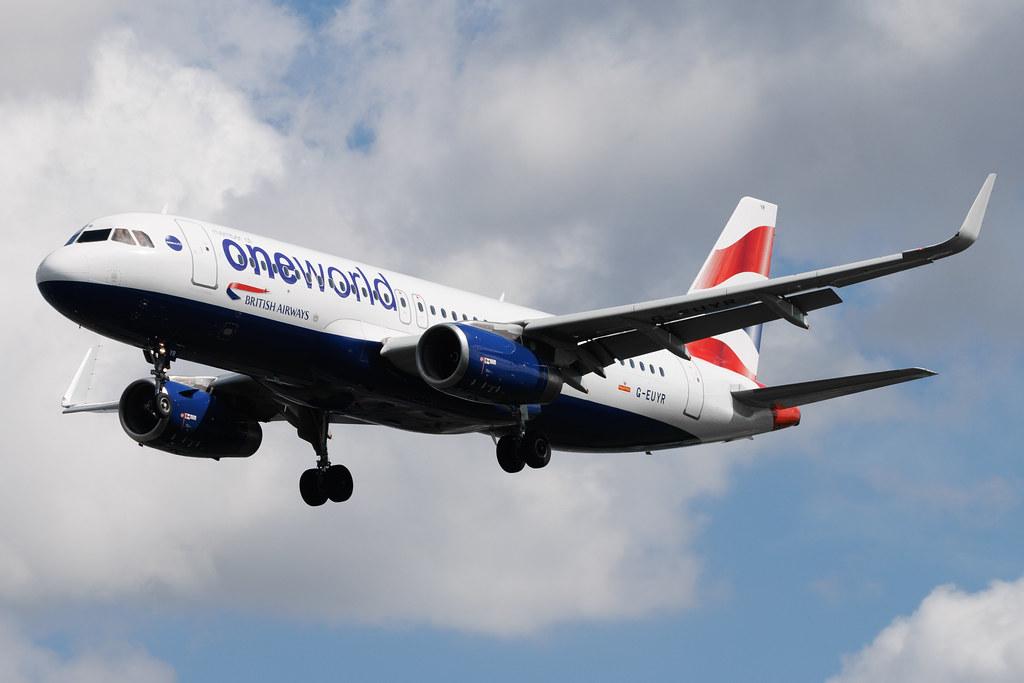 London Heathrow: British Airways (BA / BAW) | Livery: One World Livery | Airbus A320-232 A320 | G-EUYR | MSN 5856
