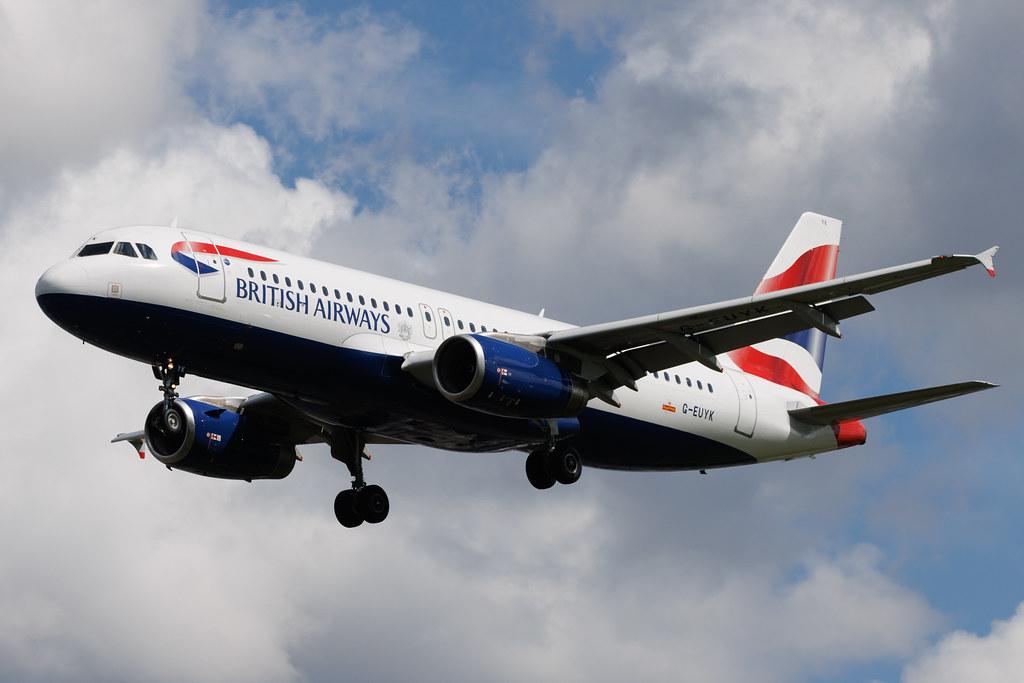 London Heathrow: British Airways (BA / BAW) | Airbus A320-232 A320 | G-EUYK | MSN 04551