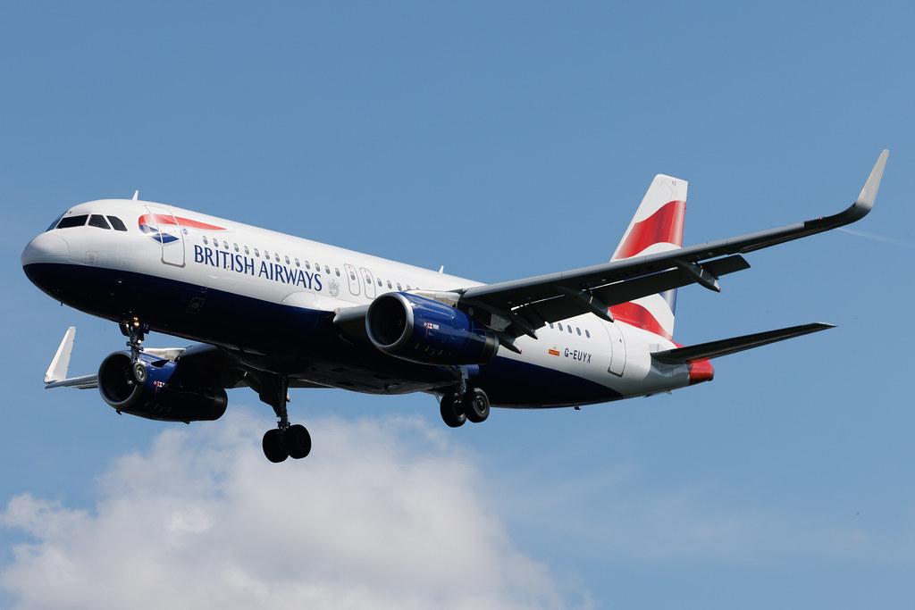 London Heathrow: British Airways (BA / BAW) | Airbus A320-232 A320 | G-EUYX | MSN 6155