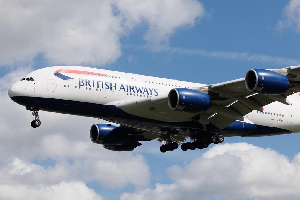 London Heathrow: British Airways (BA / BAW) | Airbus A380-841 A388 | G-XLEF | MSN 151