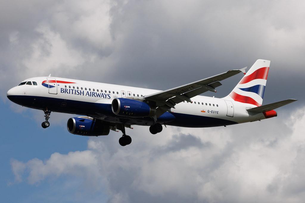 London Heathrow: British Airways (BA / BAW) | Airbus A320-232 A320 | G-EUYE | MSN 3912