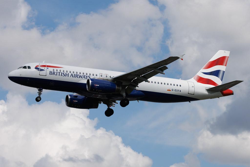 London Heathrow: British Airways (BA / BAW) | Airbus A320-232 A320 | G-EUYA | MSN 3697