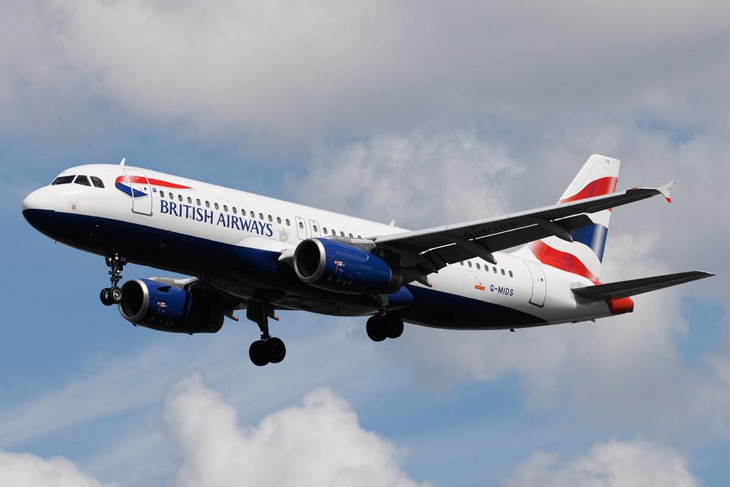 London Heathrow: British Airways (BA / BAW) | Airbus A320-232 A320 | G-MIDS | MSN 1424