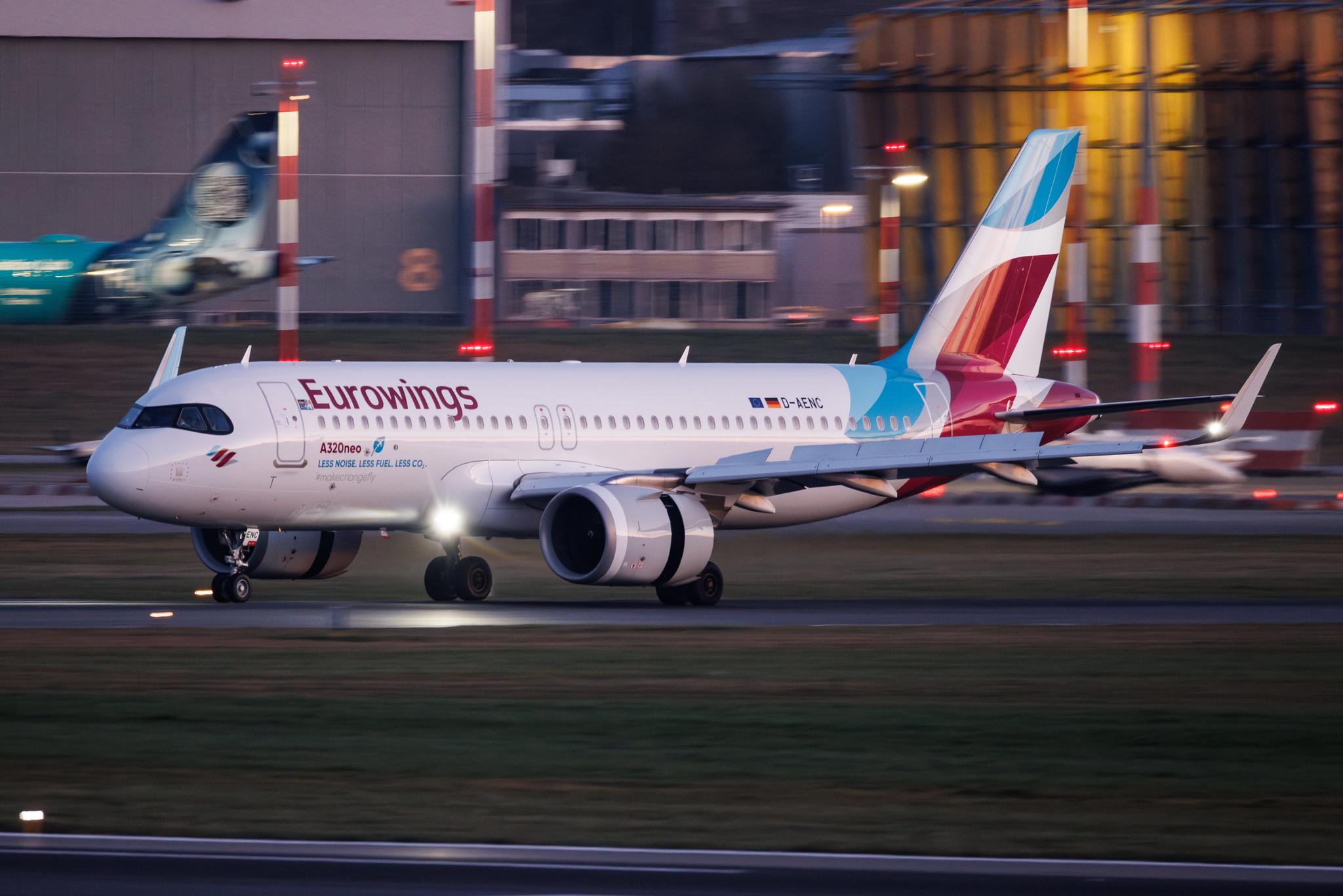 Hamburg Airport: Eurowings (EW / EWG) | Airbus A320-251N A20N | D-AENC | MSN 10826