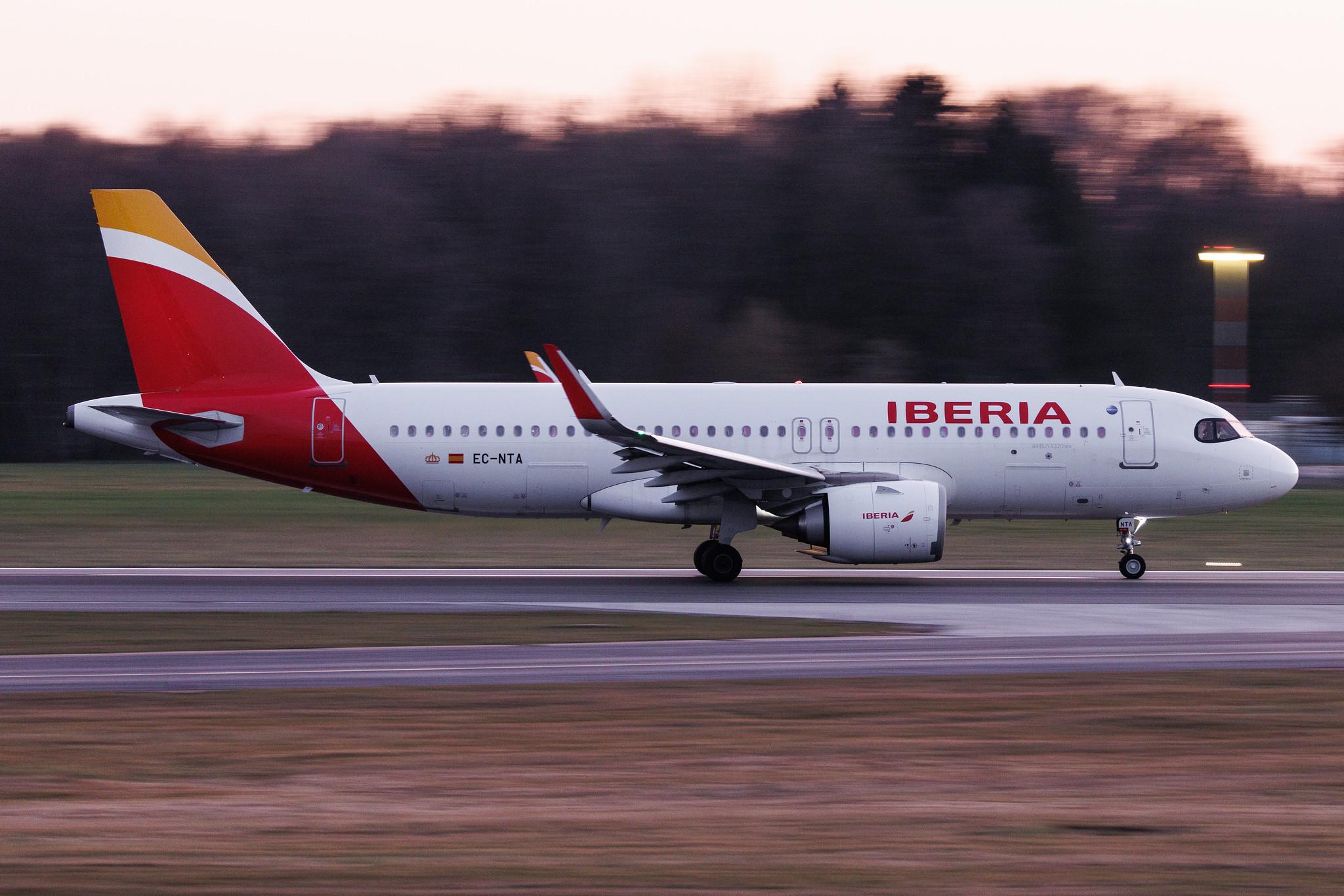 Hamburg Airport: Iberia (IB / IBE) | Airbus A320-251N A20N | EC-NTA | MSN 10696