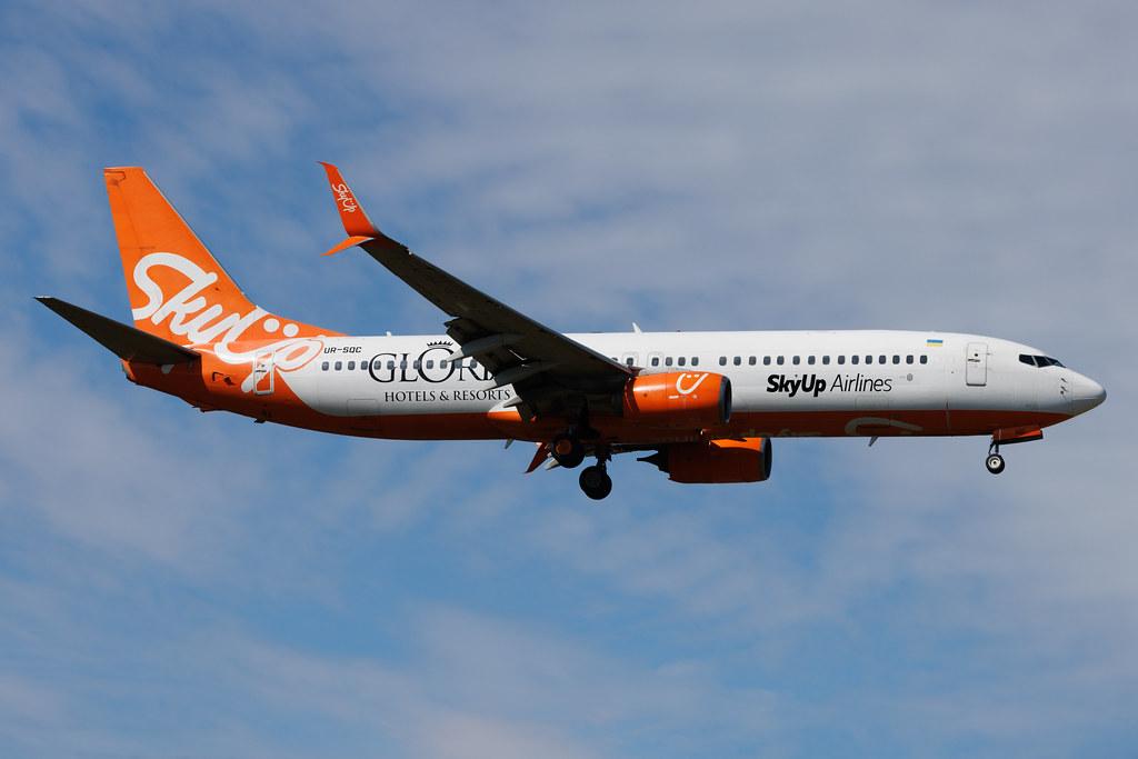 Hamburg Airport: SkyUp Airlines (PQ / SQP) | Boeing 737-8H6 B738 | UR-SQC | MSN 40146