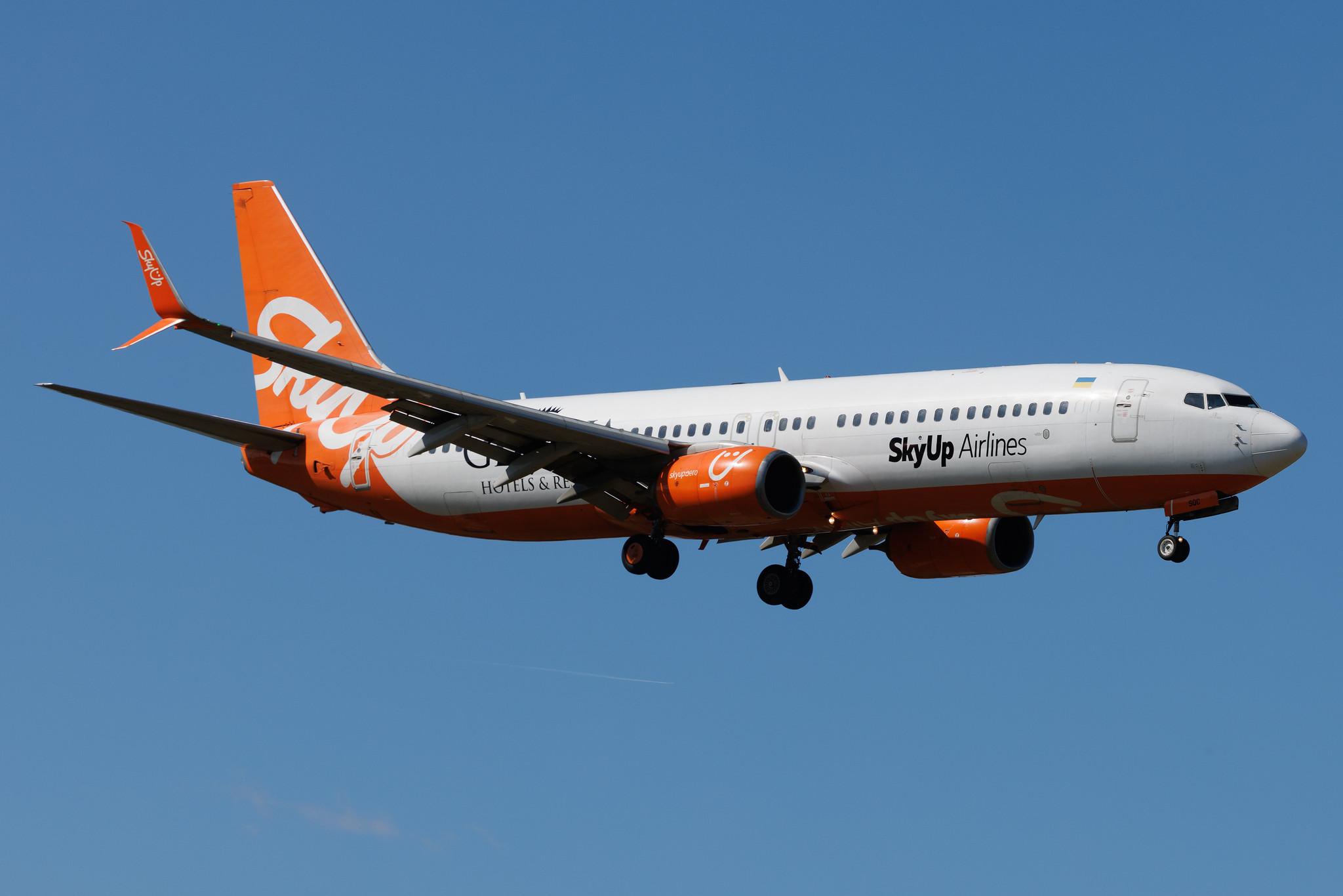 Hamburg Airport: SkyUp Airlines (PQ / SQP) | Boeing 737-8H6 B738 | UR-SQC | MSN 40146