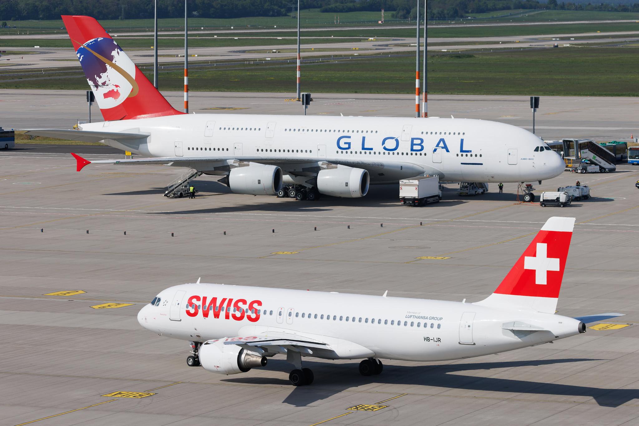 Flughafen Berlin Brandenburg: Global Airlines  | Operator: Hi Fly Malta | Airbus A380-841 A388 | 9H-GLOBL | MSN 120