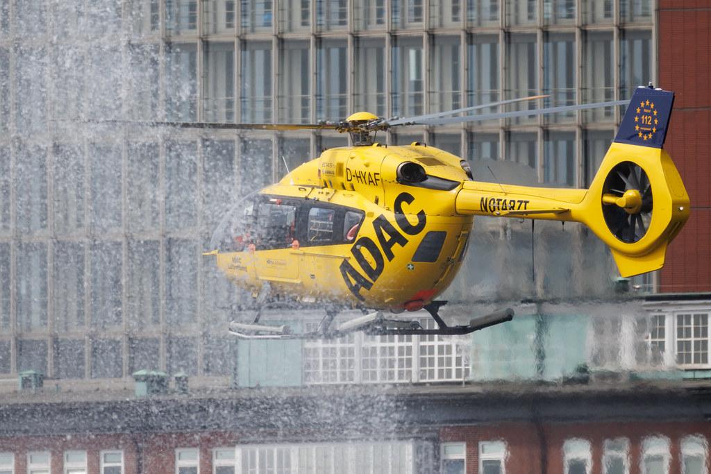 SOS Joint Rescue Operation: ADAC Luftrettung (/ CHX) | Operator: Germany - Air Ambulance | Airbus Helicopters H145 EC45 | D-HYAF | MSN 20043