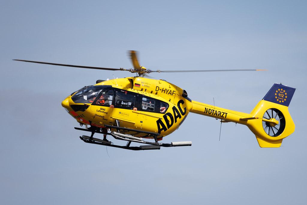 SOS Joint Rescue Operation: ADAC Luftrettung (/ CHX) | Operator: Germany - Air Ambulance | Airbus Helicopters H145 EC45 | D-HYAF | MSN 20043