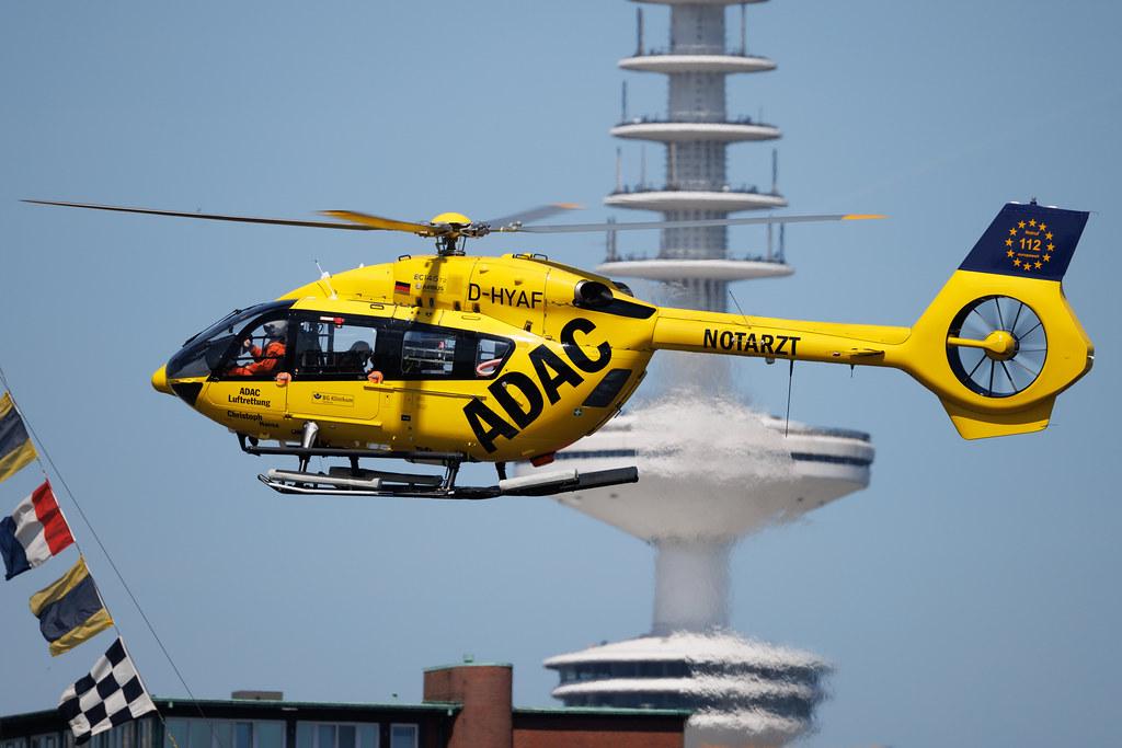 SOS Joint Rescue Operation: ADAC Luftrettung (/ CHX) | Operator: Germany - Air Ambulance | Airbus Helicopters H145 EC45 | D-HYAF | MSN 20043