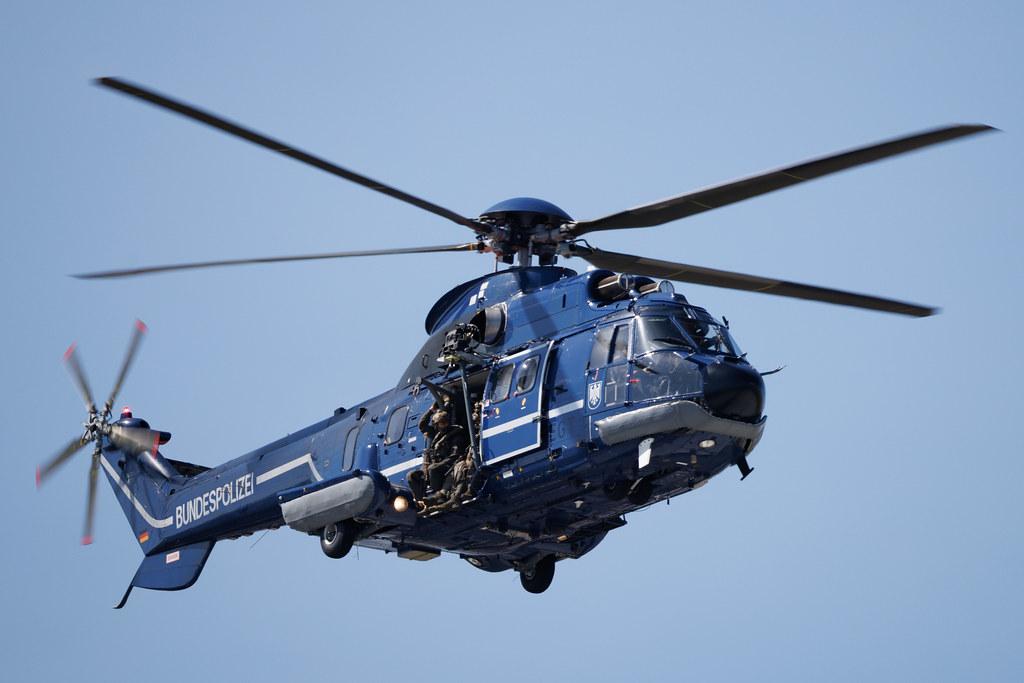 Maritime Sicherheit auf See: Leistungsfähigkeit der Bundespolizei, mit Einsatzuschiffen und Hubschrauber: Germany - Bundespolizei | Airbus Helicopters H215 AS32 | D-HEGT | MSN 2071