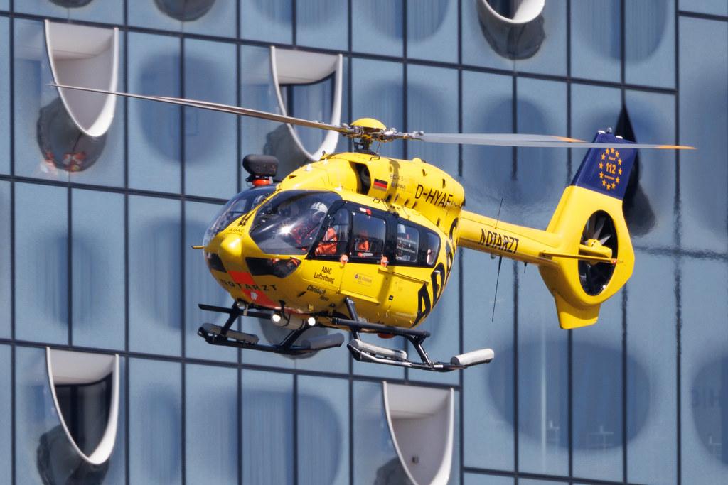 SOS Joint Rescue Operation: ADAC Luftrettung (/ CHX) | Operator: Germany - Air Ambulance | Airbus Helicopters H145 EC45 | D-HYAF | MSN 20043