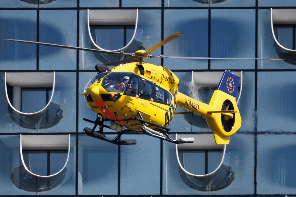 SOS Joint Rescue Operation: ADAC Luftrettung (/ CHX) | Operator: Germany - Air Ambulance | Airbus Helicopters H145 EC45 | D-HYAF | MSN 20043