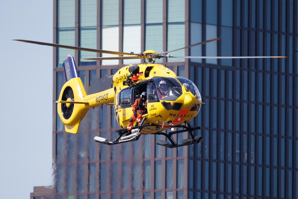 SOS Joint Rescue Operation: ADAC Luftrettung (/ CHX) | Operator: Germany - Air Ambulance | Airbus Helicopters H145 EC45 | D-HYAF | MSN 20043