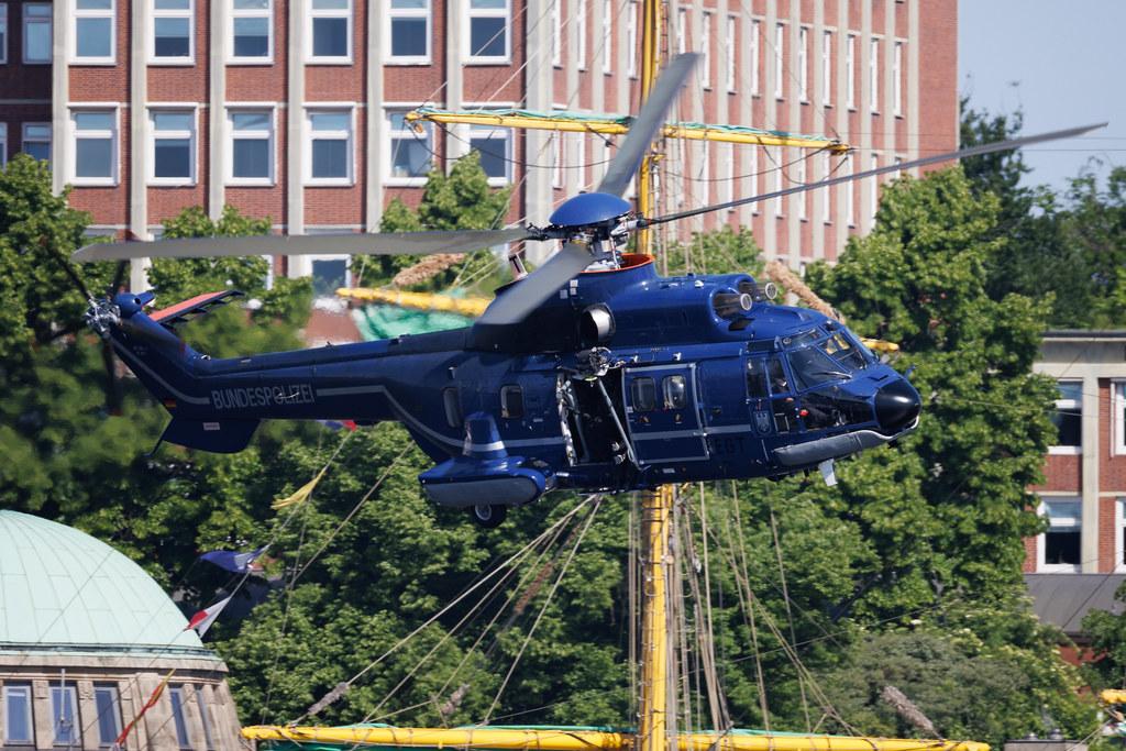 Maritime Sicherheit auf See: Leistungsfähigkeit der Bundespolizei, mit Einsatzuschiffen und Hubschrauber: Germany - Bundespolizei | Airbus Helicopters H215 AS32 | D-HEGT | MSN 2071