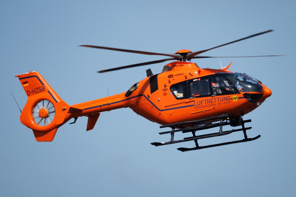 Maritime Sicherheit auf See: Leistungsfähigkeit der Bundespolizei, mit Einsatzuschiffen und Hubschrauber: Germany - Luftrettung | Airbus Helicopters H135 EC35 | D-HZSB | MSN 0542